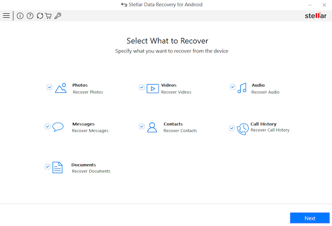 Stellar Data Recovery pour Android