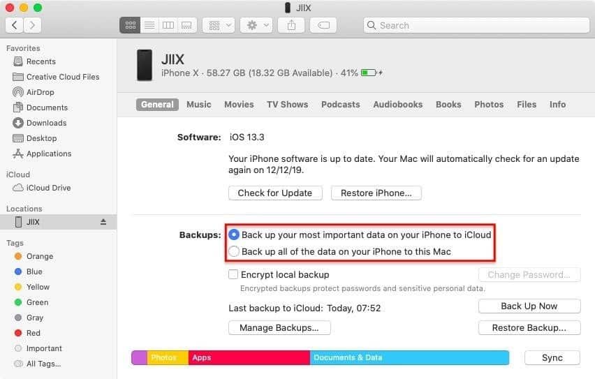 Installation de la version bêta publique d'iOS 17