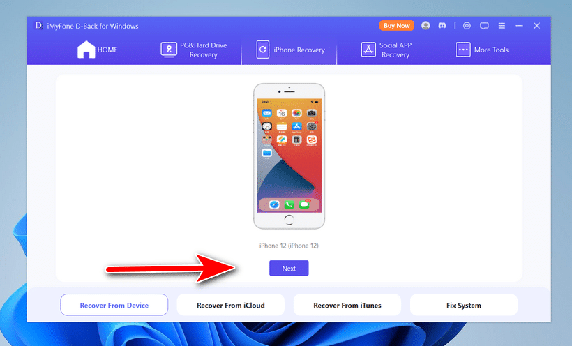 connecté à l'iphone